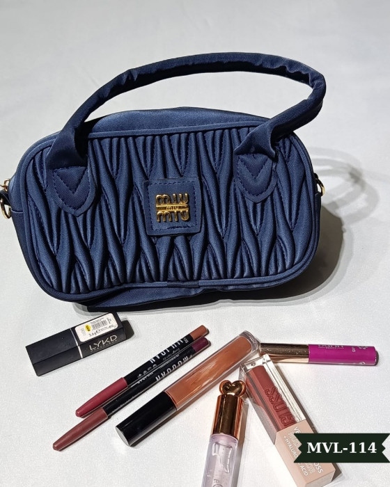 Mini Çanta Nakış Desenli